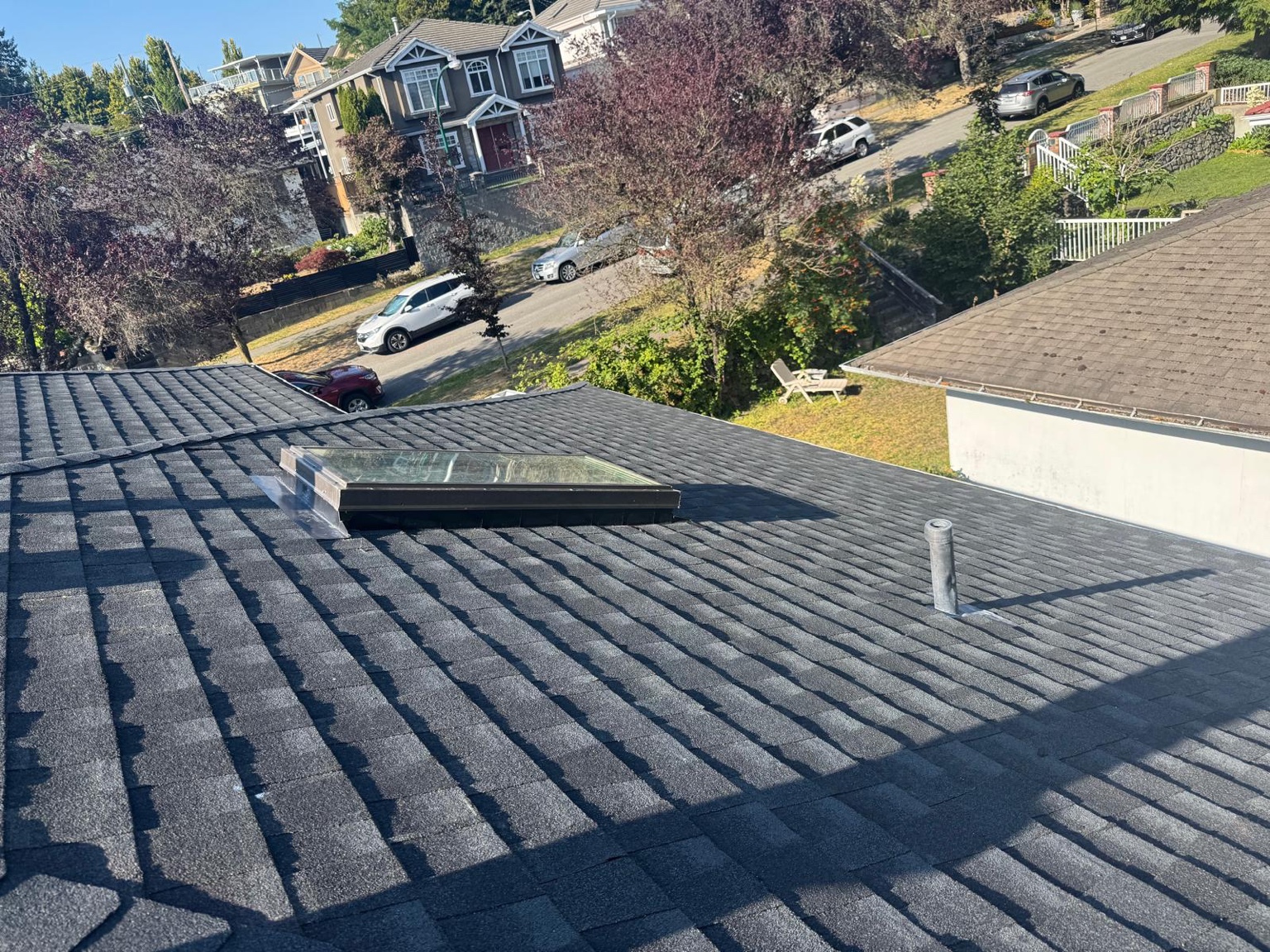 New shingle roof